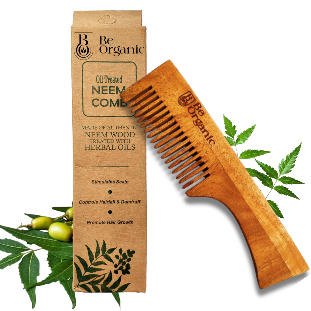 Handle Oil Treated Kacchi Neem Comb