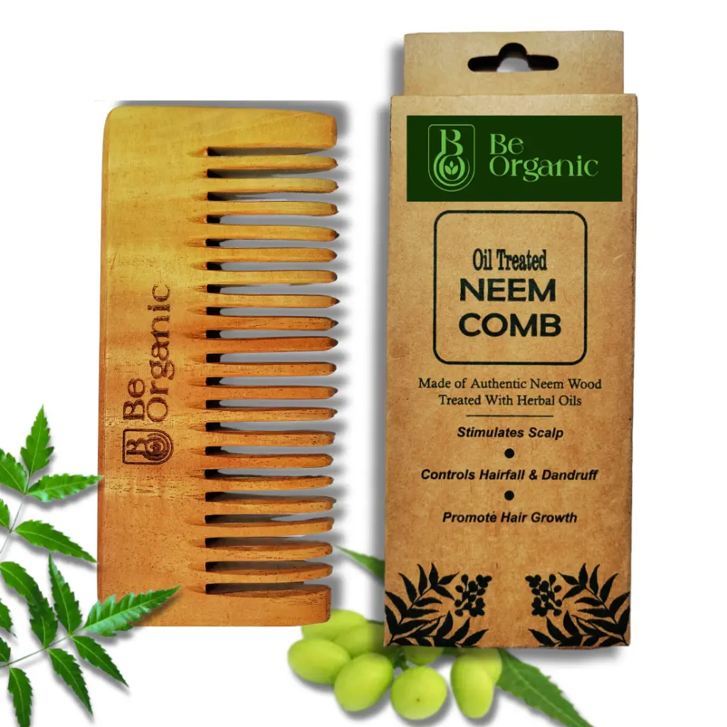 Neem Wood Shampoo Comb